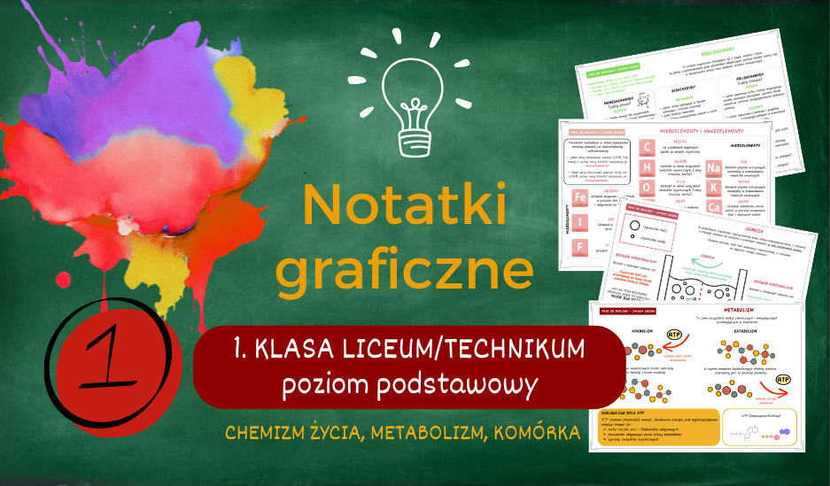 Notatki graficzne klasa 1 liceum/technikum (poziom podstawowy)